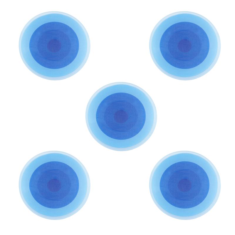 5pcs Acrylic  Anti Slip Coaster Porta Vasostable Mat Cup Holders Gradient Color Cocinas Accesorios Kitchen Drink Coasters