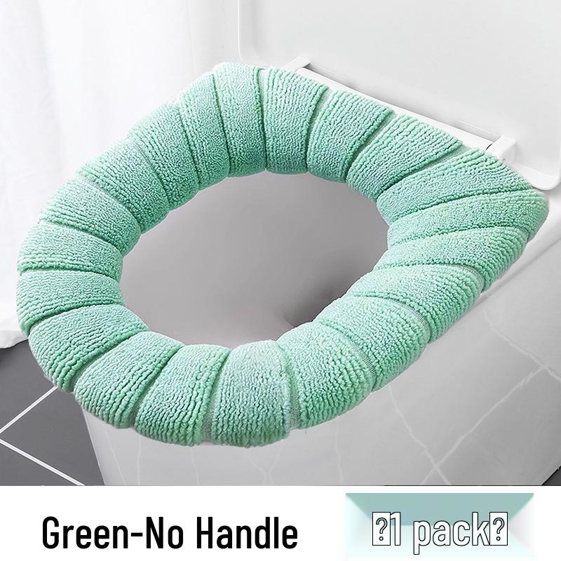 

Подушка для сиденья унитаза в форме буквы О, мультяшная, утолщенная и моющаяся вязаная подкладка