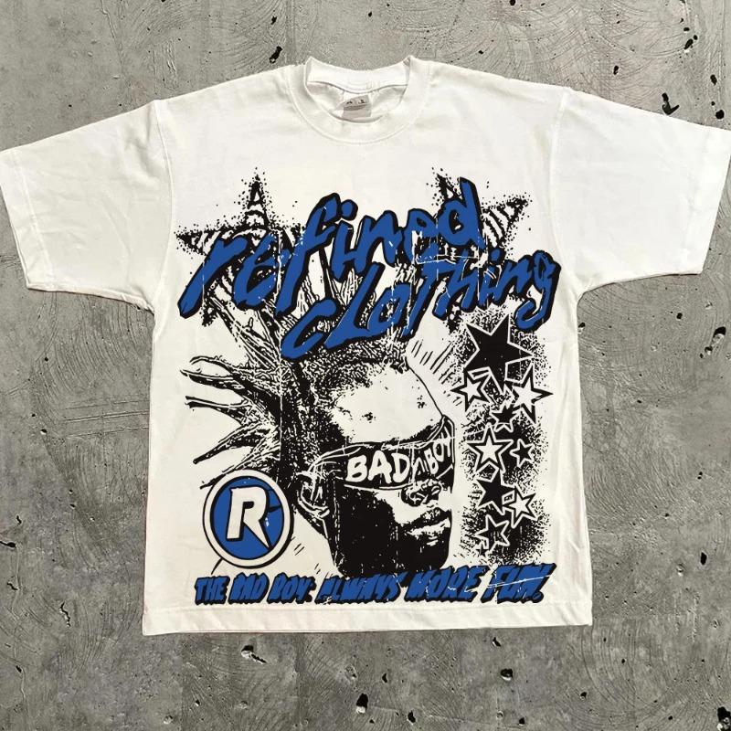 Harajuku Letter Graphic T Shirts Tops Men Women High Street Oversized T Shirt Pro Choice Streetwear Vintage Tee Clothing