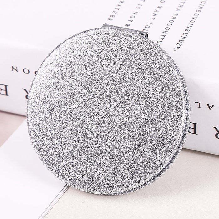 

Compact Heart-Shaped Double-Sided Makeup Mirror for Dorms