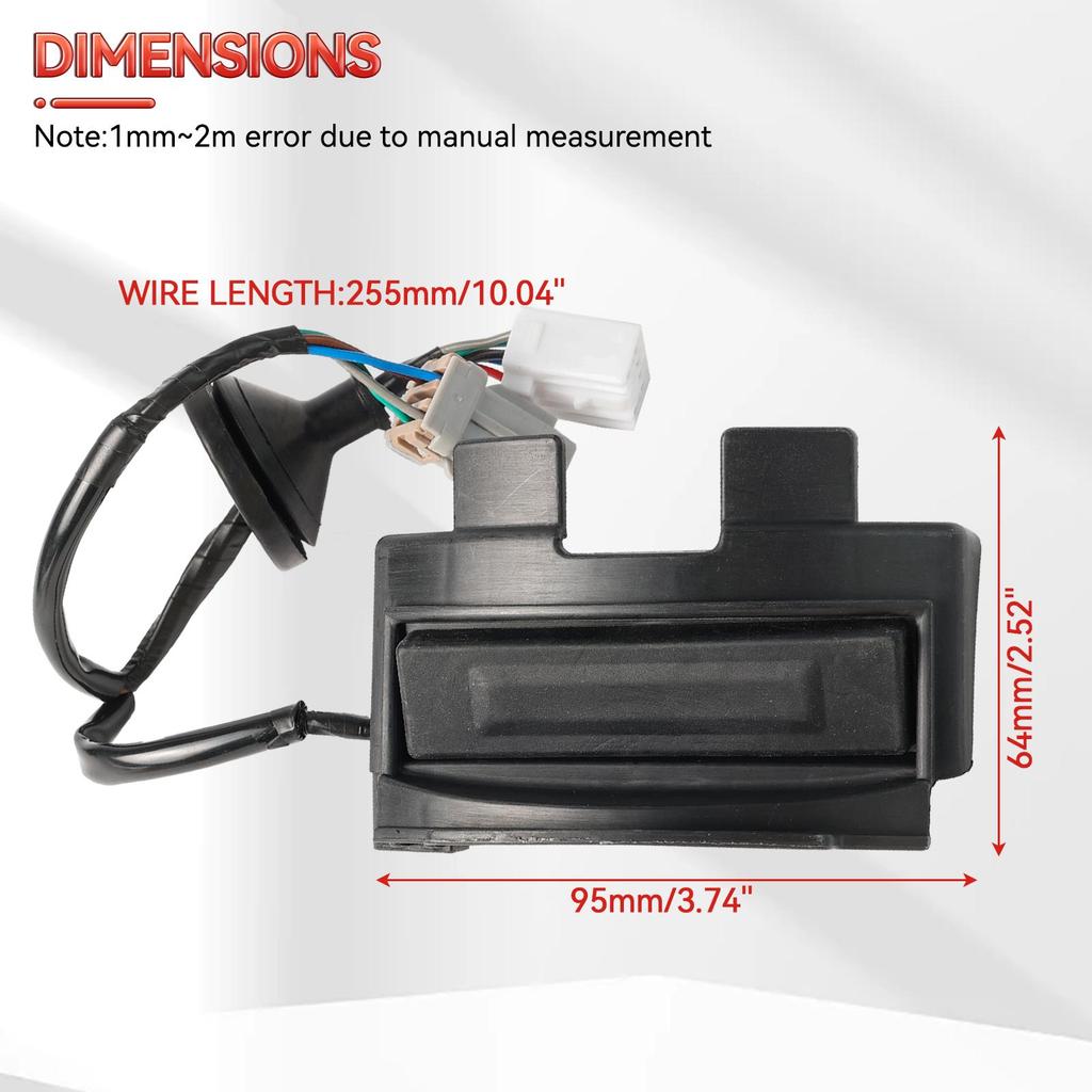 Schalterknopf zum Öffnen der Heckklappe für Hyundai Veloster 2012–2017, Autoteil 81260-2V010 812602V010