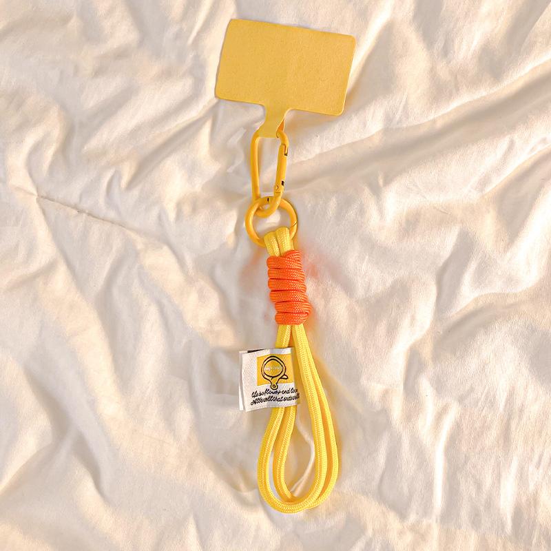 Mobile Phone Lanyard Hanging Decoration Can Be Carried Twist Rope Anti-Loss Pendant Strong Wrist Short Straps