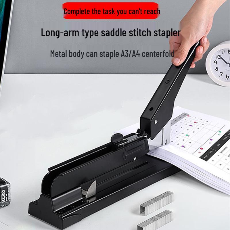A3 Extra Long Saddle Stitch Stapler - Heavy Duty Long Arm Stapler
