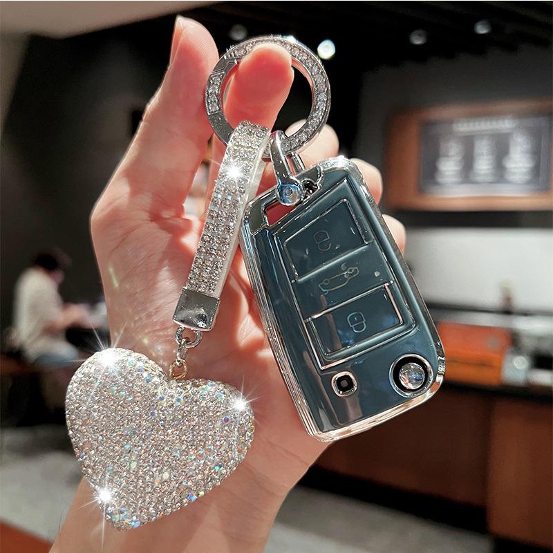 Volkswagen Key Case for Lavida, Sagitar, Tayron X, Golf, Lamando, Passat, Magotan, Tiguan L