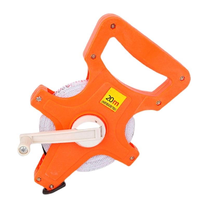 Meter Open Reel Fiberglass Tape Measure Yard Measuring Tape for Sports Field, Outdoor, Engineer Measuring Reel