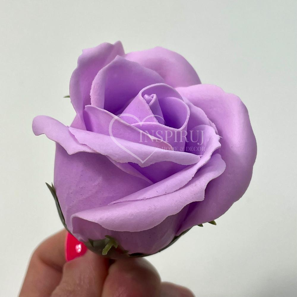 Soap Rose In a Light Purple Color