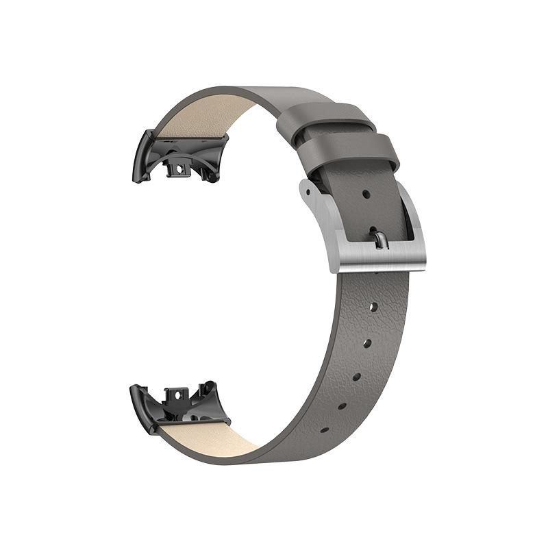 Bracelet For Xiaomi Band 8 Leather Strap For Miband 8 Smart Band Accessories