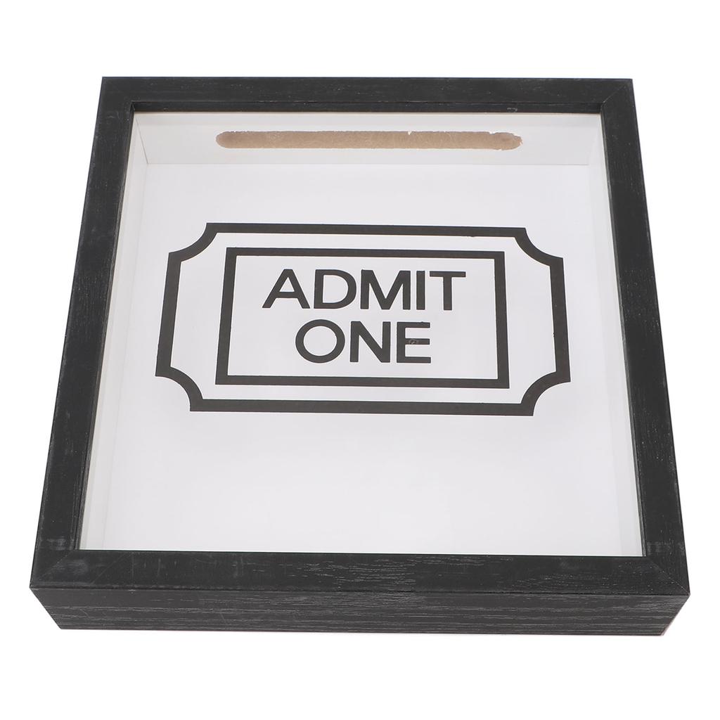 Boîte Archive Aventure 29 X 29cm Cadre Noir Boîte Ombre Voyage Porte-Billets Boîte Cadre Mémoire Voyage