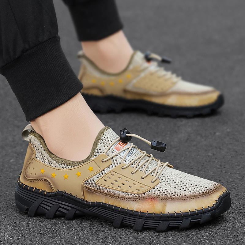 Men's Casual Sneakers Beach Sandals Hole Shoes Outdoor Casual Shoes Summer