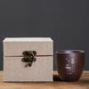 Teacup Men's special tea making Purple sand Kung Fu teacup Tea cup Master cup Single cup Firewood burning Personal special