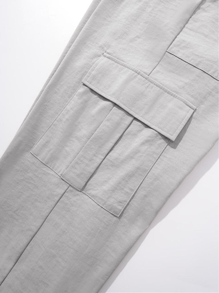 Dámské rychleschnoucí padákové cargo kalhoty - Jarní/letní ležérní styl se stahovací šňůrkou 8082