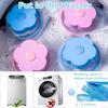 2Pcs Washing Machine Floating Lint Catcher Reusable Mesh Filter Bag Anti-Blocking Hair Catcher for Laundry Utility Tub