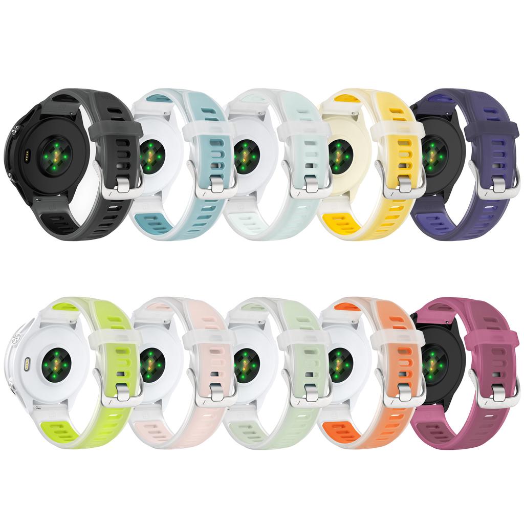 22mm 20mm 18mm Durchsichtiges Silikonarmband Für Garmin Forerunner 570 265 255 165 265S Vivoactive 6 5 4 4S/Venu 3S 3 2 Plus Band
