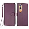 For OnePlus Nord CE4 Lite 5G Leather Case Wallet Stand Phone Cover with Wrist Strap