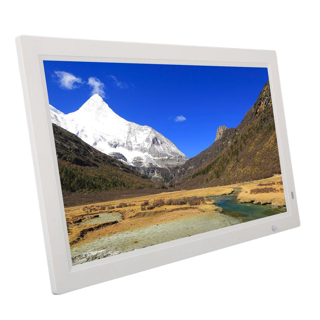 21.5inch Digital Photo Frame 16:9 IPS Display 1920x1080 HD Digital Picture Frame with Body Sensor