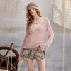 UNIFREE Women's Lazy Camisole Two-Piece Set with Shell Necklace