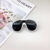 2025 UV400  Retro sports children's sunglasses with eye protection and sun shading concave design, boys' sunglasses for cycling