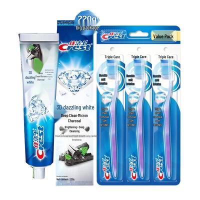 Crest 3D White Charcoal Toothpaste & Toothbrush Set