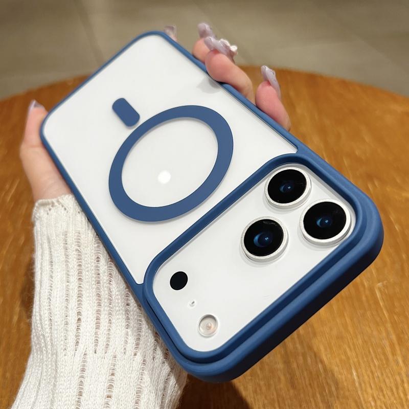 Luxury Candy Color Matte Clear Hard Case For iPhone 17 Air 16 15 14 13 Pro Max Plus Magnetic Magsafe Cover Soft Shell Ultra Thin