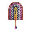 Vintage Seagrass Woven Fan Bohemian Summer Cooling Fan Decorative Handheld Fans  Home Decoration