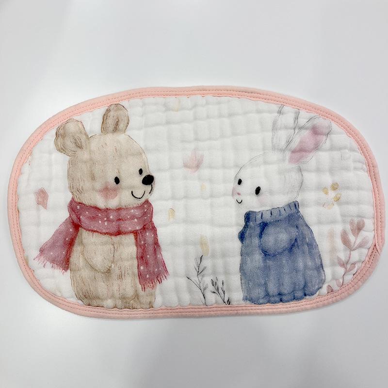 

All-Season Baby Pillow - Cartoon Cotton Cloud Design, Breathable & Sweat-Absorbing for Newborns 24*39 cm