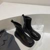 Gothic Boots for Women Fashion Zippers Street Style Short Booties Thick Bottom Women's Ankle Booties