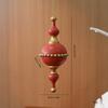 Wooden Traditional Christmas Acorn Pentagram Pendant Tree And Decoration Window