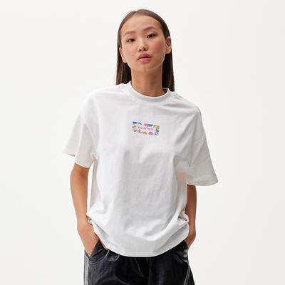 Heonteo [Unisex] Play Season Tropical Logo T-Shirt - White Hau0004Atzwht