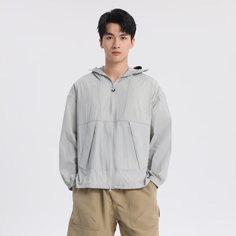 FENGXUN Unisex UV Protection Breathable Lightweight Jacket with Detachable Brimmed Hood FXTF251313