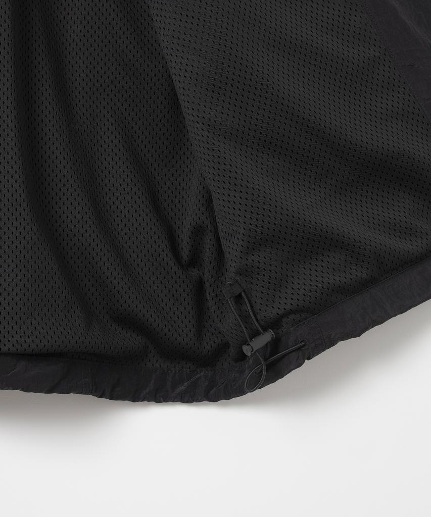 Millo Archive Hooded Zip-Up Vest [Black]
