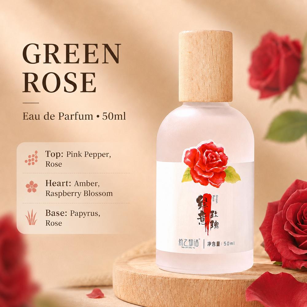 Light citrus perfume, fresh ladies long-lasting perfume, jasmine rose perfume