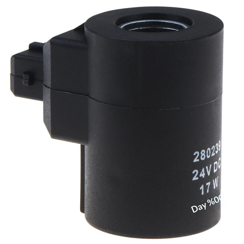 Excavator Solenoid Valve Coil 280239 10333044 Construction Machinery Parts Excavator Solenoid Valve Coil 24V For Liebherr