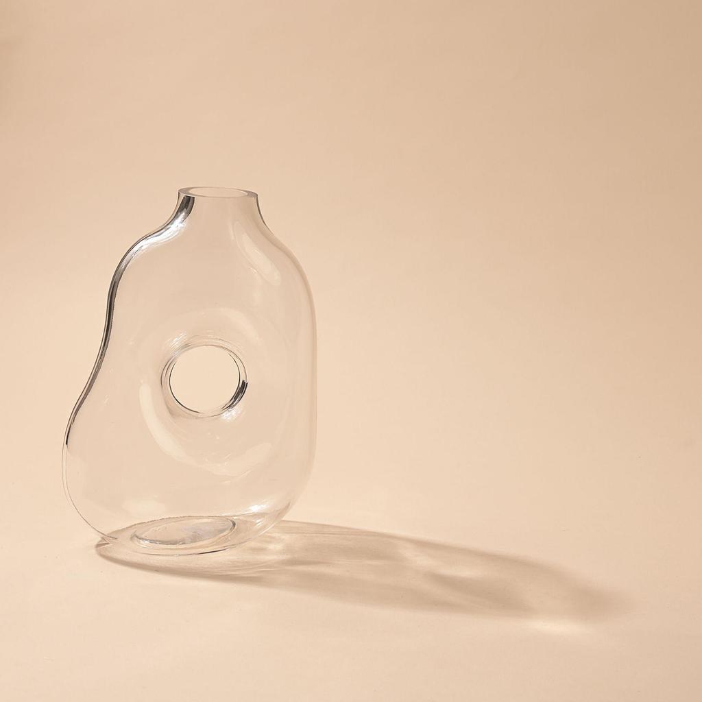 Hestia Handmade Coloured Glass Vase - Abstract