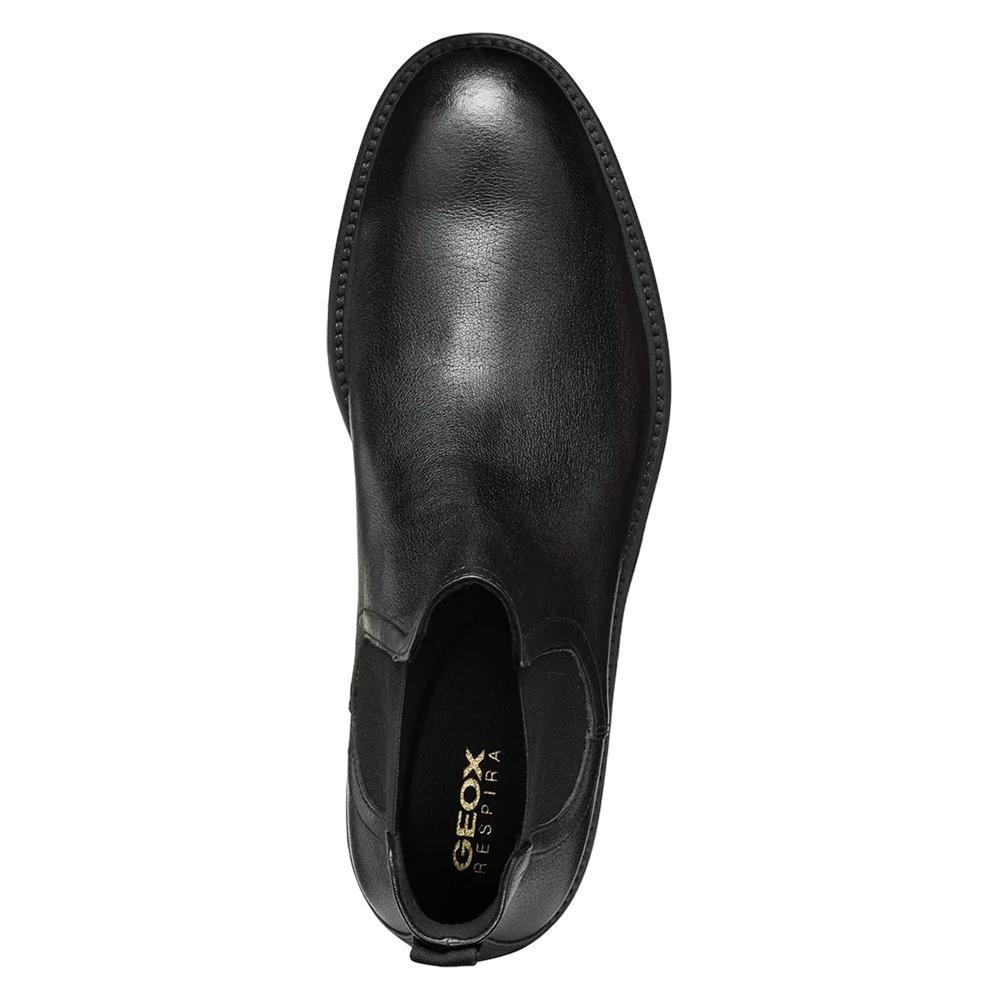 Geox Mens Tiberio Leather Ankle Boots