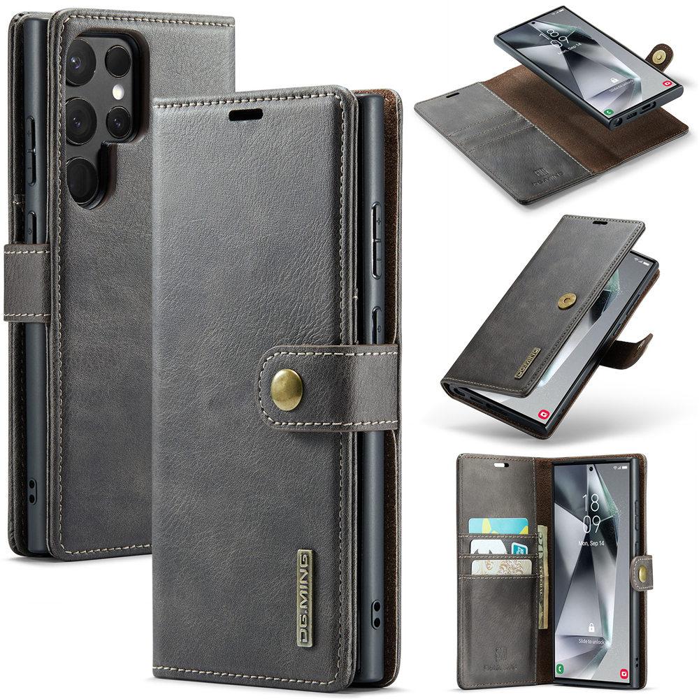 2 in 1 Detachable Leather Case For Samsung Galaxy S25 S24 Ultra S23 S22 Plus S21 Note 20 Magnetic Wallet Cards Slot Cover