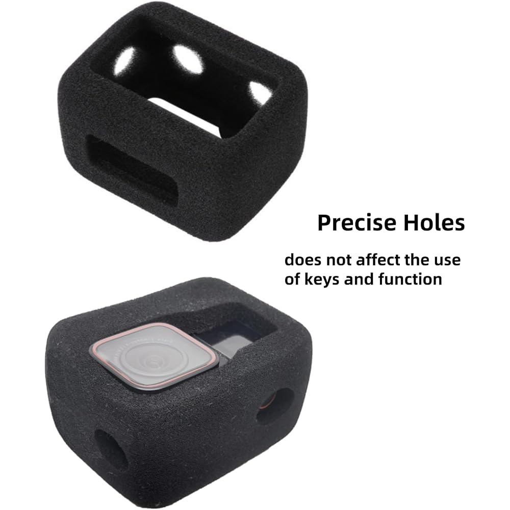 Windslayer Cover for Insta360 Ace/Pro, Windscreen Wind Muff Foam Housing Frame Case, Sponge Muffler Windproof Video Noise Reduction Accessory for ACE/