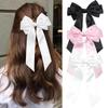 Sweet Style Ribbon Bow Hair Clip - Elegant Princess Accessory