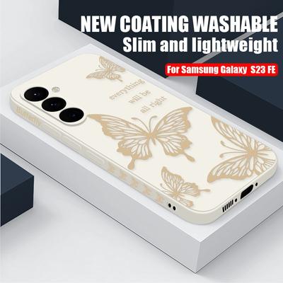Butterfly Soft Phone Case For Samsung S25 S26 S24 Ultra S23 FE S22 S21 Plus S20 A56 A16 A36 A55 A35 A54 A34 A14 A52 A17 5G Shockproof Cover