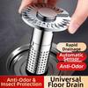 Durable Self-draining Floor Drain Core Auto Open Anti-Odor Deodorizing Drain Universal Anti-Clog Sink Strainer Household