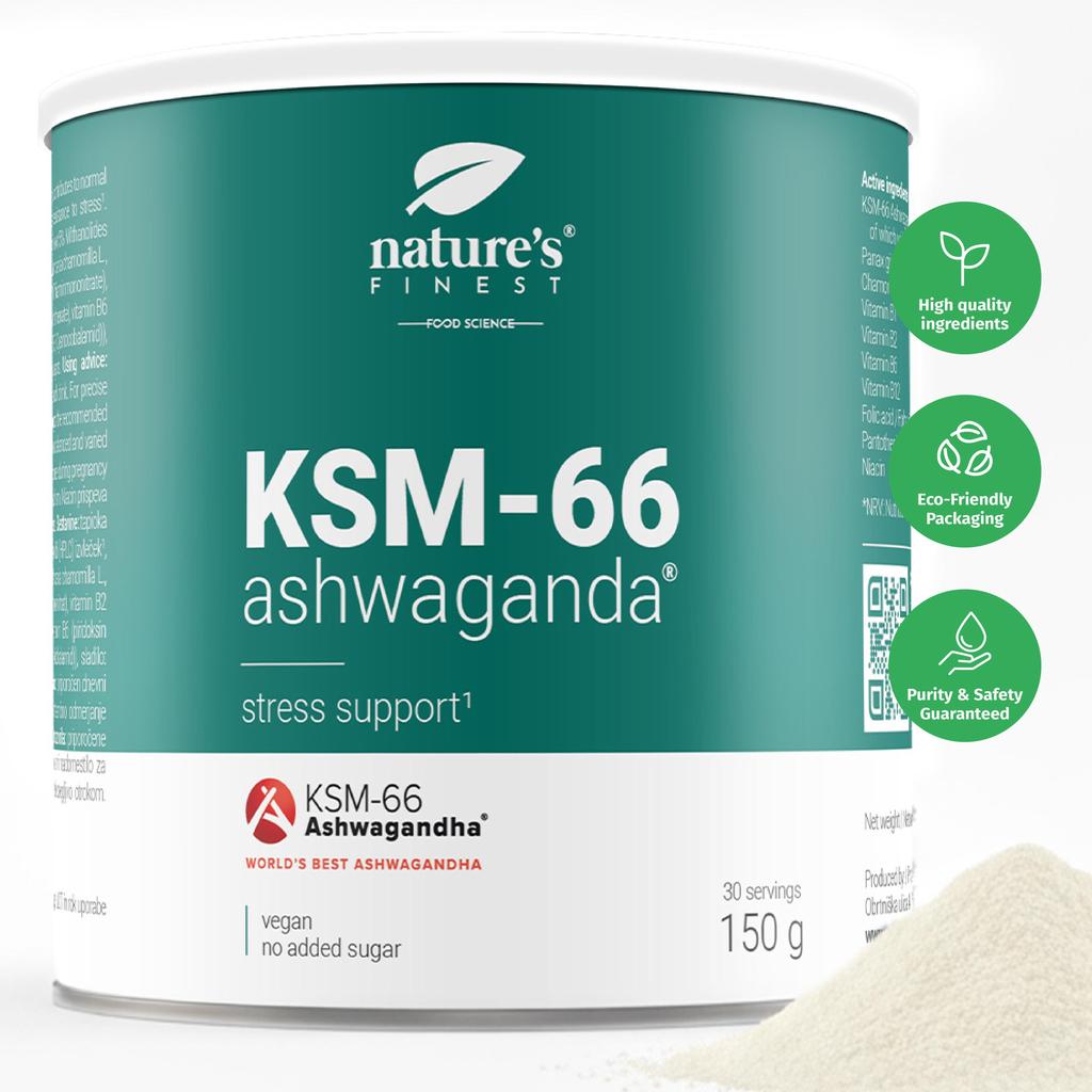 KSM-66 Ashwagandha® - Stress Resistance & Nervous System Support - 150g Powder