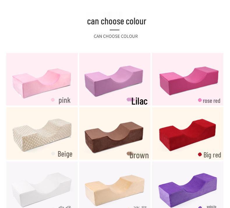 U-Shaped Eyelash Extension Pillow for Beauty Salons & Worktables