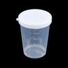 10Pcs Test Calibration 50ml Cup with Lid Container Measuring Cups