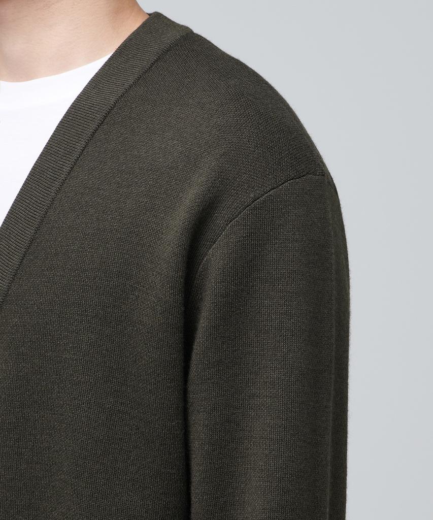 Musinsa Standard Minimal Cardigan [Van Dyke Brown]