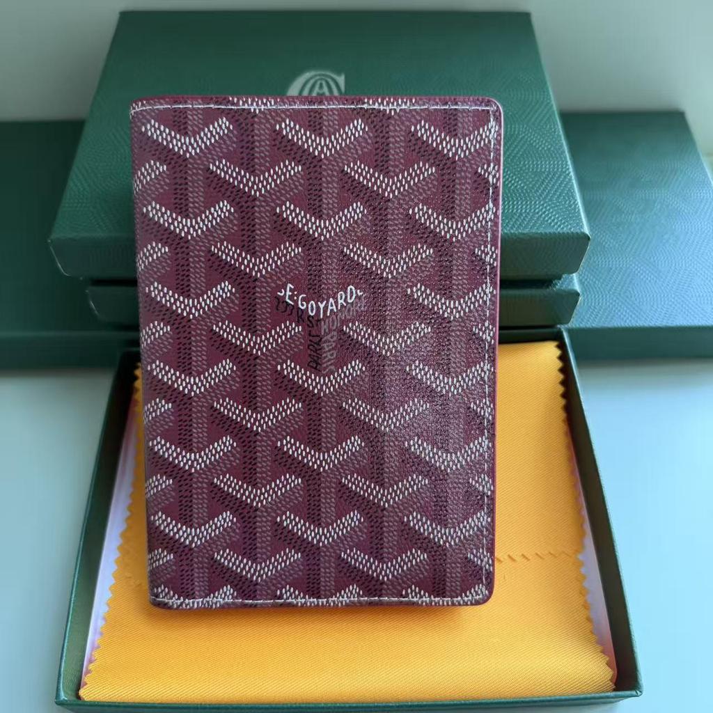 Goya Hundezahn Mode Reisepasshülle mit Kartenfächern und Schutzhülle