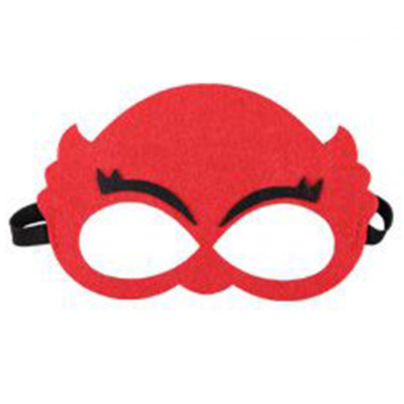 

Костюм Пижама Маска Noblekids Кэтбой Сова Гекко Плащ Маска Хэллоуин Маскарадный костюм Red Mask,One Size