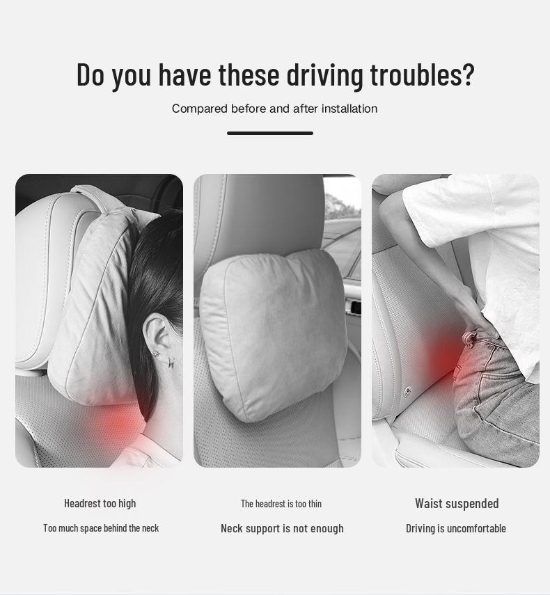 PerfectFit L9L8L7I8 Car Neck & Lumbar Support Pillow