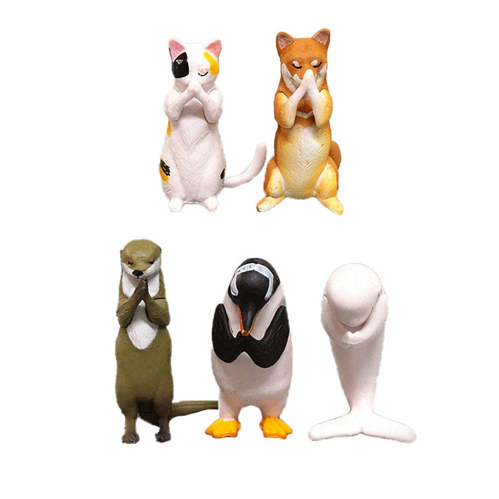 Dolphin Decoration Penguin Collection Figurine Model Action Figures Micro Landscape Miniatures