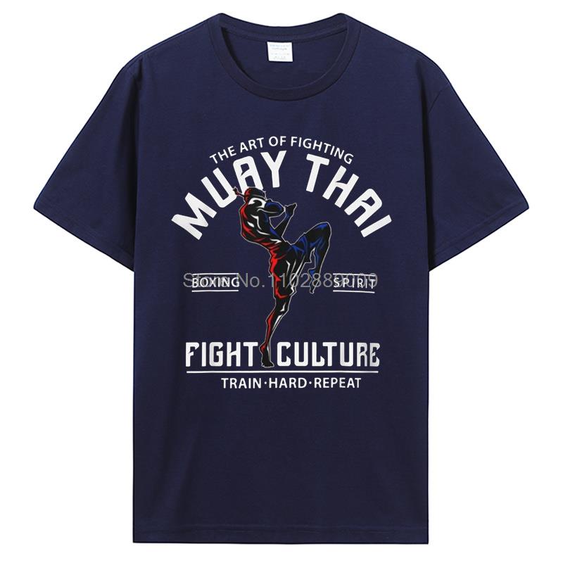 Summer Men Fashion Brand Cotton T Shirt Cool Muay Thai T-shirt Men Wai Kru Thailand Men Casual Tee TShirt Harajuku Tops