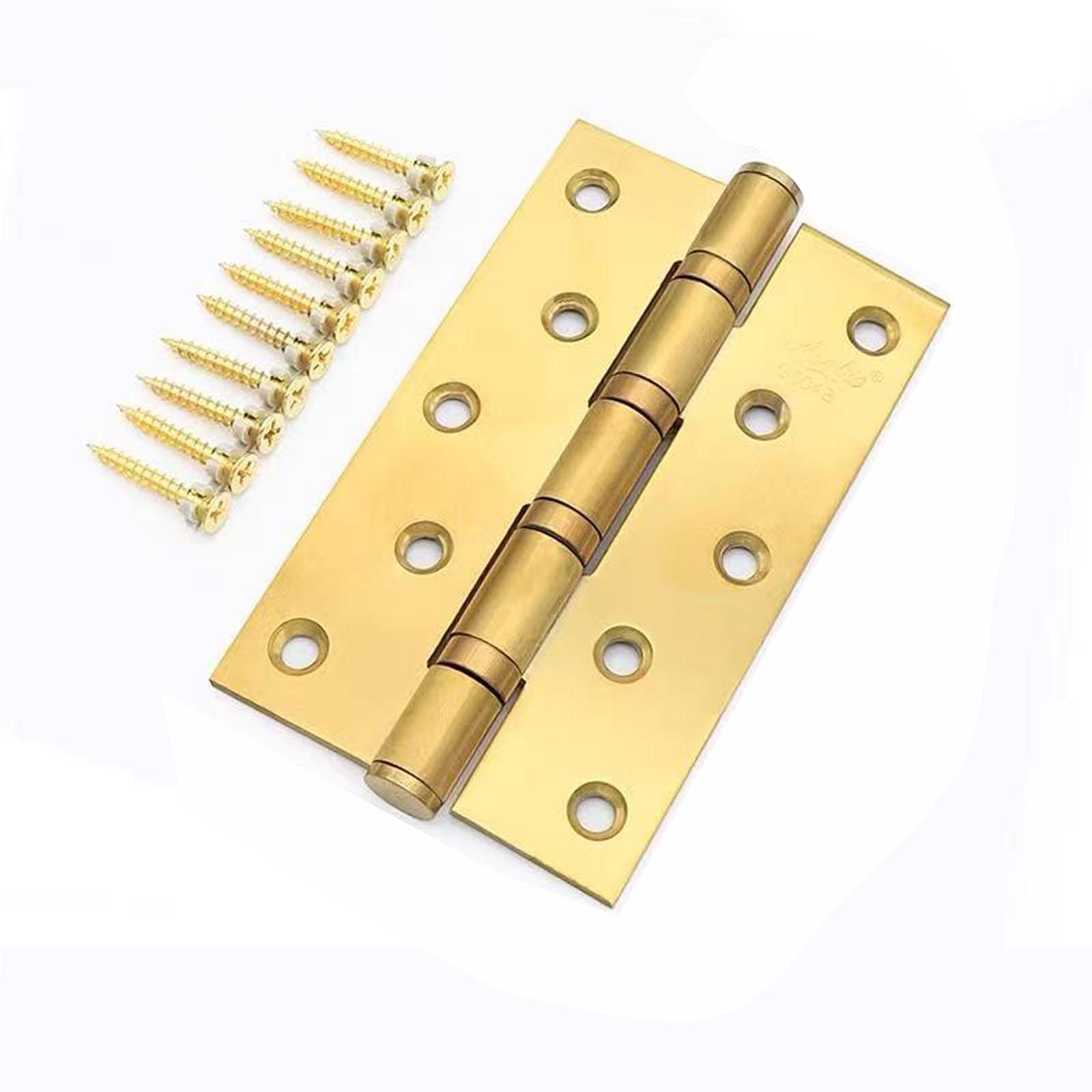 

Безшумні дверні петлі, набір «шпилька та гніздо», тихі петлі для дерев яних дверей домашньої спальні, фурнітура для плавного відкривання дверей One Size