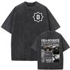 Rapper Dellafuente  Tour Vintage Washed Tshirt Unisex Women Short Sleeve Hip Hop Tshirt Oversized  Cotton Casual T Shirts